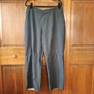 GAP black water resistant mesh lined Convertible hiking pants Size 36×32